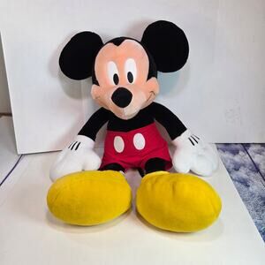 Mickey Mouse Large Plush Stuffed Animal Disney Parks 19” Sitting